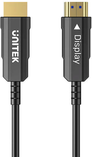 Unitek HDMI 2.0 Premium High Speed 4K 60Hz HDR Cable HDMI male - HDMI male 30m Μαύρο