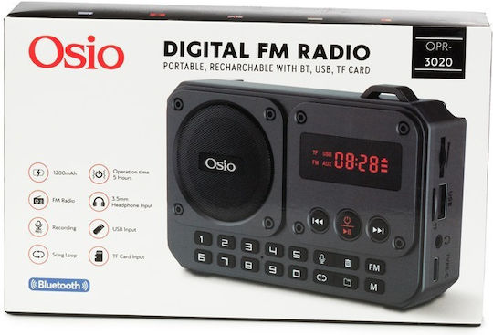 Osio OPR-3020 mit Bluetooth und USB Gray
