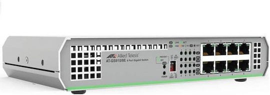 Allied Telesis GS910/8E-50 Negestionat L2 Switch cu 8 Porturi Gigabit (1Gbps) Ethernet și 8 Porturi SFP