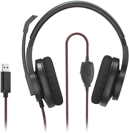 HAMA HS-USB400 V2 On Ear Căști Multimedia cu microfon și conexiune USB-A