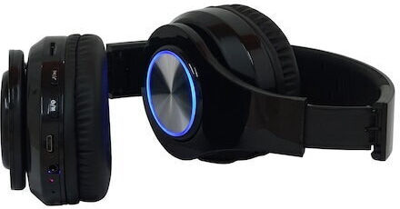 Crystal Audio BT-02 Wireless / Wired On Ear Headphones with 8 hours of Operation Black
