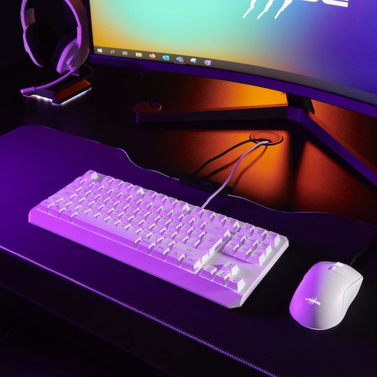 HAMA Exodus 220 Gaming Keyboard Tenkeyless with RGB lighting (English US) White
