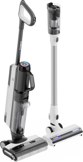 Tineco Floor One S6 Switch Pet Επαναφορτιζόμενη Σκούπα 2 σε 1 Stick & Χειρός 21.6V Μαύρη/Λευκή