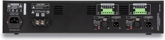 Helvia Zeus 2240CA Τελικός Ενισχυτής PA 2 Καναλιών 240W/100V