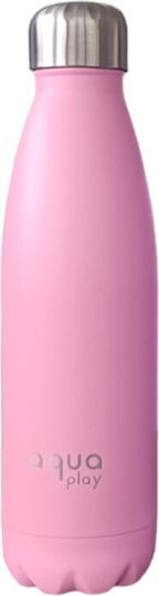 Aquaplay Bottle Thermos Stainless Steel 500ml Pink