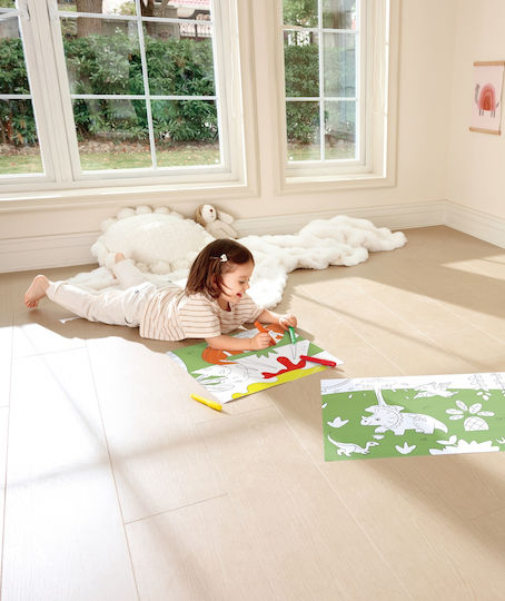 Creative Kit Hape Coloring Paper Roll Dinosaurs