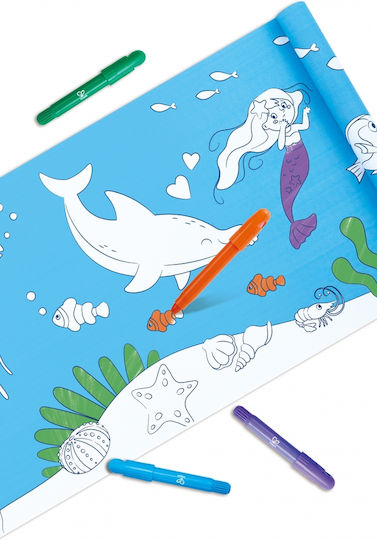 Creative Kit Hape Coloring Paper Roll Ocean