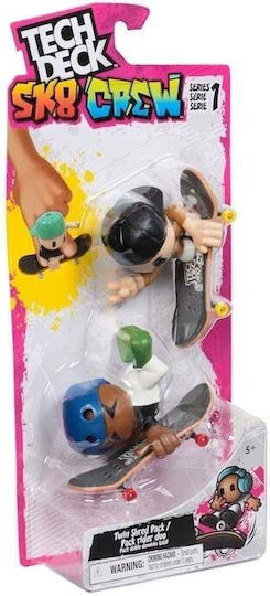 Spin Master Tech Deck Set Sk8 Crew 2 Mini Skateboarduri 2 Figurine Model 3