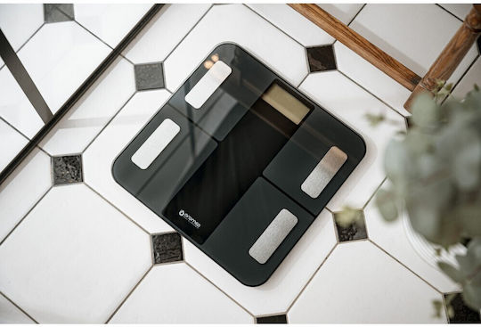 Oromed Smart Ζυγαριά 180kg με Bluetooth Μαύρη