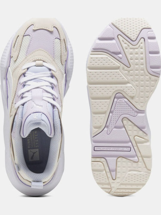 Rs-X Efekt Prm Chunky Sneakers Warm White-lilac Frost