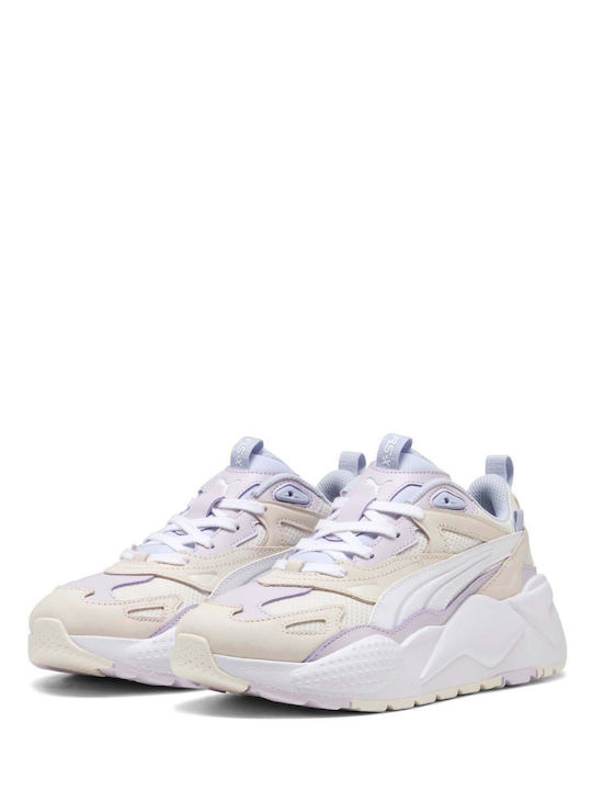 Rs-X Efekt Prm Chunky Sneakers Warm White-lilac Frost