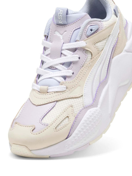 Rs-X Efekt Prm Chunky Sneakers Warm White-lilac Frost