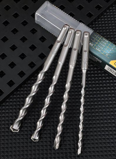 Deli Set of 4 Drills with SDS Plus Shank for Masonry