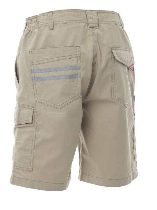 Payper Caracas Work Shorts Beige made of Cotton