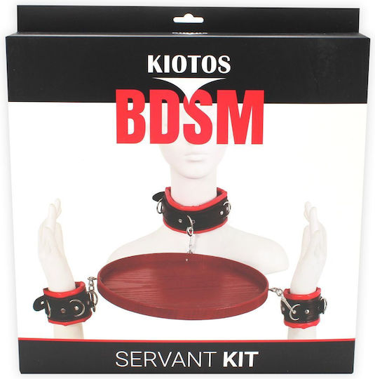 Kiotos Servant BDSM Kit σε Μαύρο Χρώμα