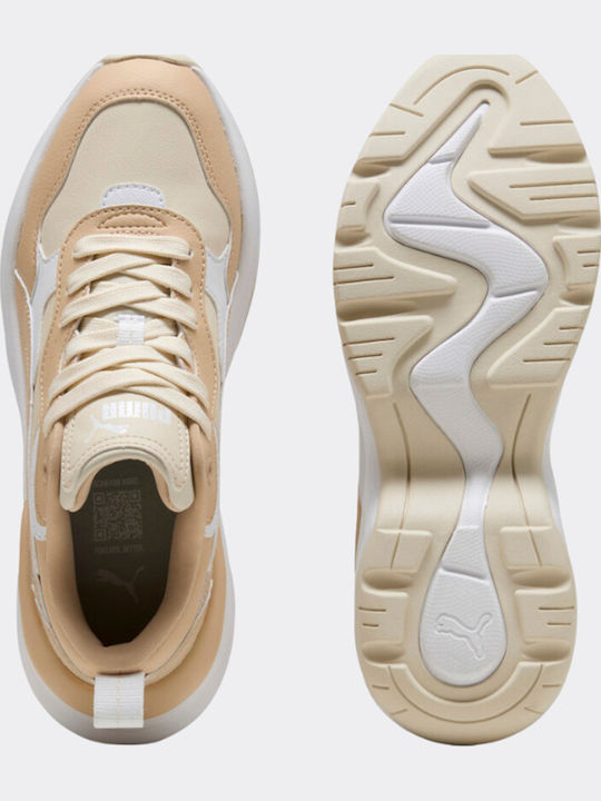Cilia Wedge Γυναικεία Chunky Sneakers Alpine Snow / Light Sanc / White