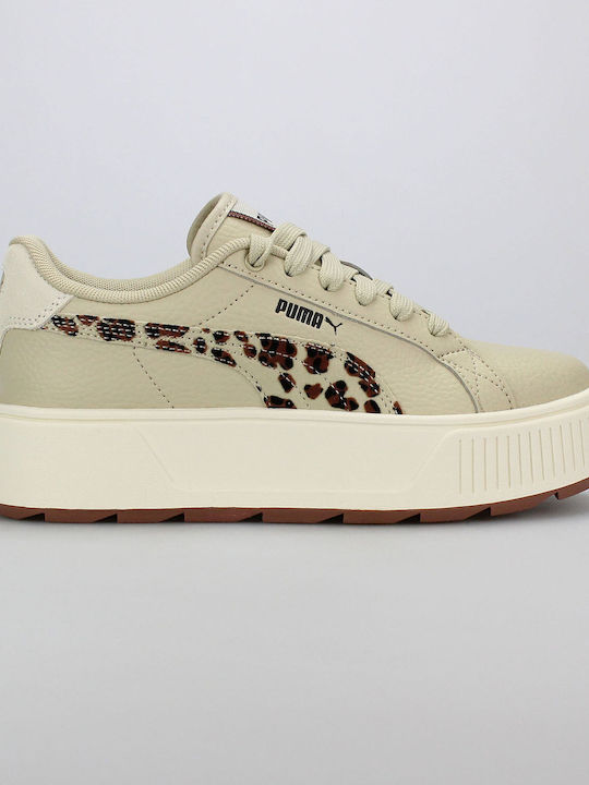 Karmen Flatforms Sneakers Beige