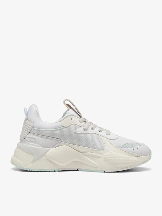 Rs-X Soft Дамски Чънки Сникърси Puma Бели-Спокойно Сини