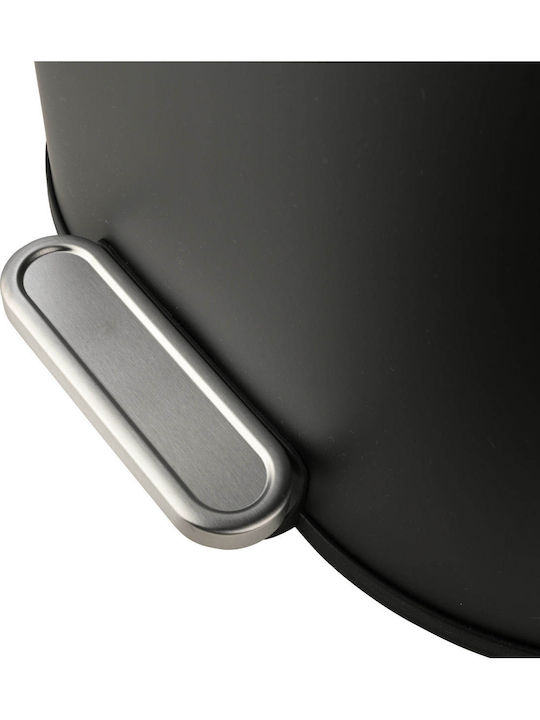 Ovoid 02-21436 Μεταλλικό Καλαθάκι Μπάνιου Soft Close 6lt Μαύρο