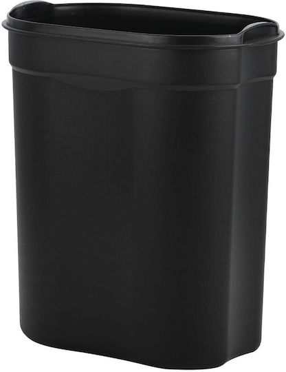 Ovoid 02-21443 Metallic Bathroom Bin Soft Close 6lt Gray
