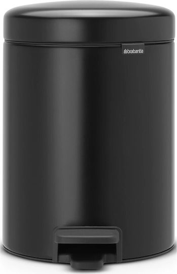 Brabantia New Icon Metallisch Badezimmer Mülleimer 5Es Black Matt