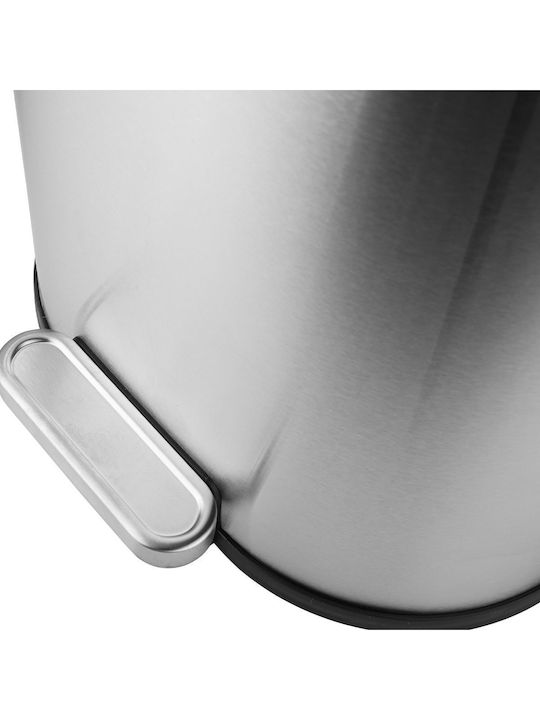 Estia Inox Bathroom Basket Soft Close 6lt Silver