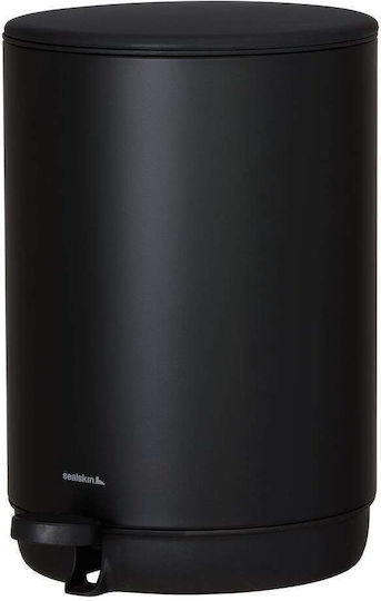Geesa 800063-400 Metallic Bathroom Basket Soft Close 5lt Black