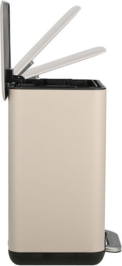 Estia Кошче за баня Cubic Soft Close 6L Taupe