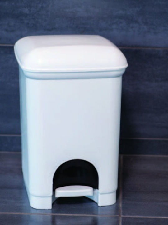 Viomes Plastic Bathroom Basket 7lt White