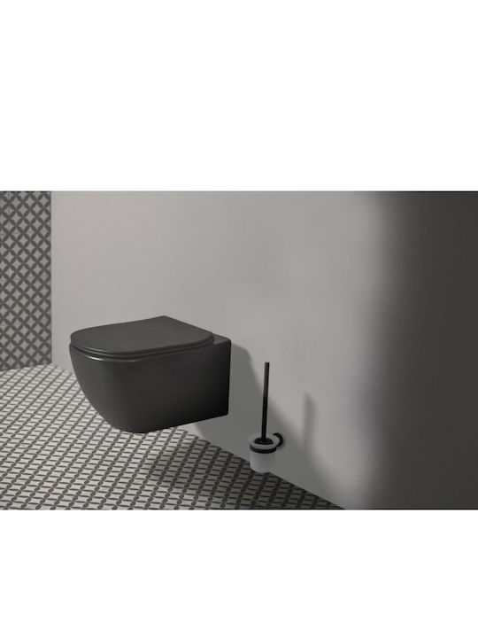 Ideal Standard Iom A9119XG Glas Badezimmer Toilettenbürste Schwarz