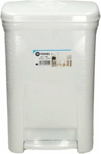 Viomes 155 137.155 Plastic Bathroom Basket 7.5lt White