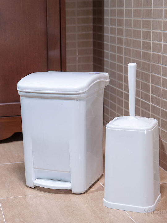 Viomes 155 137.155 Plastic Bathroom Basket 7.5lt White