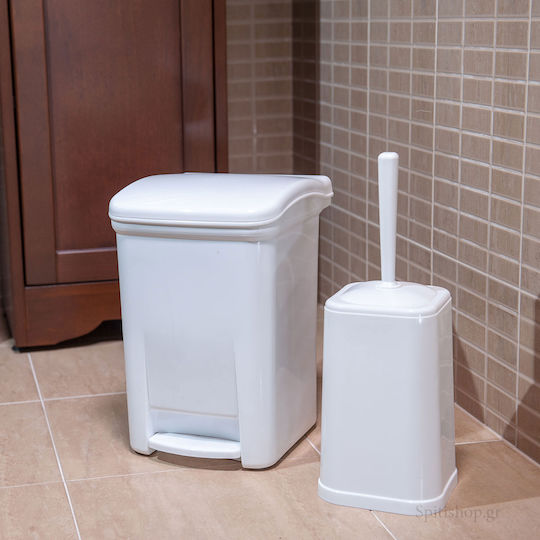 Viomes 155 137.155 Plastic Bathroom Basket 7.5lt White