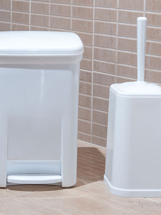 Viomes 155 137.155 Plastic Bathroom Basket 7.5lt White