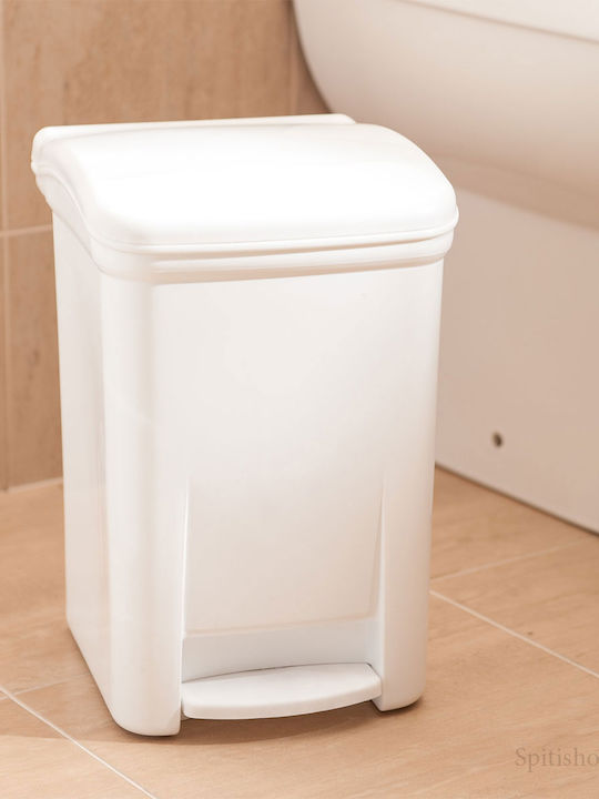 Viomes 155 137.155 Plastic Bathroom Basket 7.5lt White