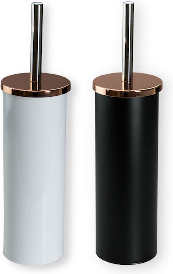 Viosarp Metallische Toilettenbürste Badezimmer Weiß