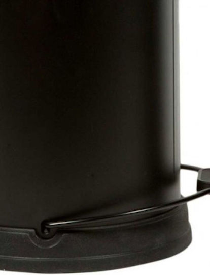 Marva Velvet 779000 Metallic Bathroom Basket 5lt Black