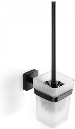Karag Quattro 470155 Glass Toilet Brush Black Matt