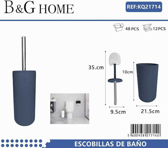 21714 Kunststoff Badezimmer Toilettenbürste Blau