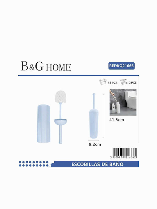 Plastic Toilet Brush Light Blue