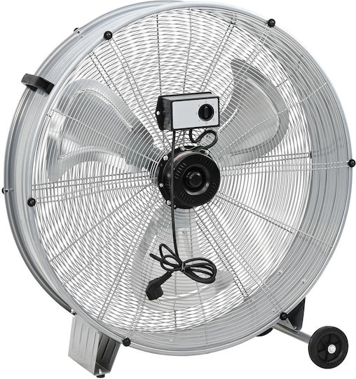 vidaXL Ventilator Boden 120W Silber