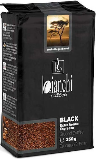 Bianchi Coffee Espresso Kaffee Black Gemahlen 250gr