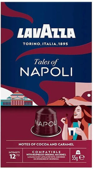 Lavazza Κάψουλες Espresso Napoli Συμβατές με Μηχανή Nespresso 10caps