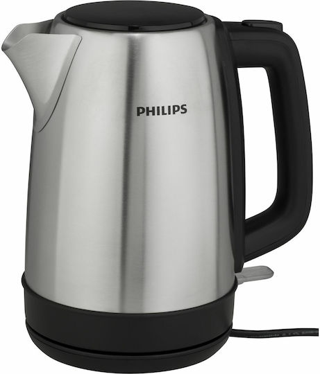 Philips Daily Collection Βραστήρας 1.7lt 2200W Ασημί