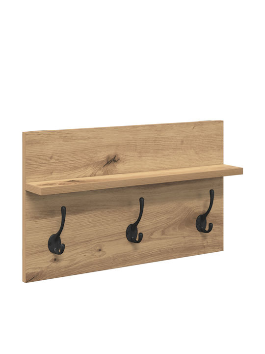 vidaXL Flurmöbel & Aufbewahrung mit Spiegel mit Kleiderständer & Bank 90x31x46.5cm