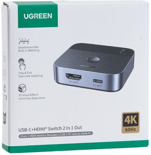 Ugreen KVM и превключвател на данни 55452
