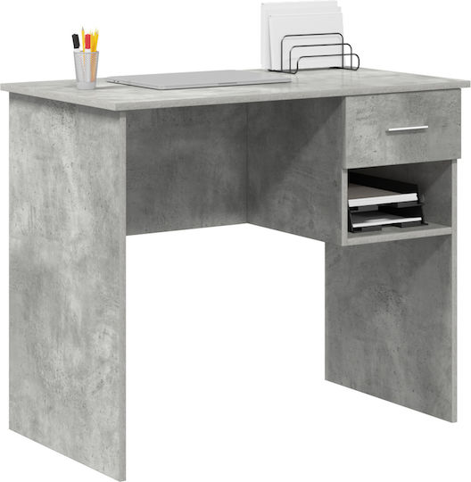 Schreibtisch Holz Grey Concrete 90x49.5x75cm