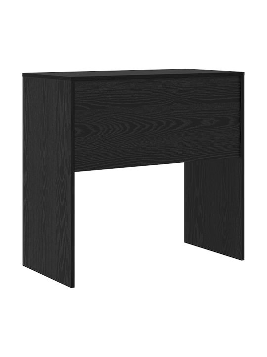 Desk Wooden Black Oak 80x40x76cm