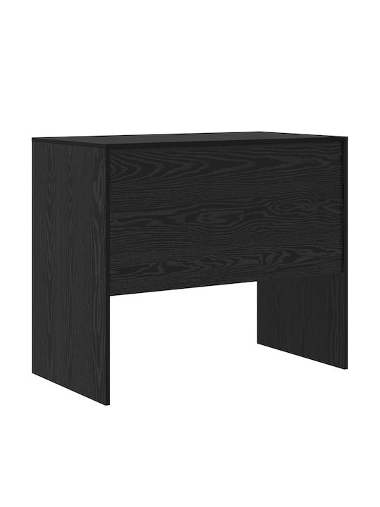 Desk Wooden Black Oak 90x50x76cm