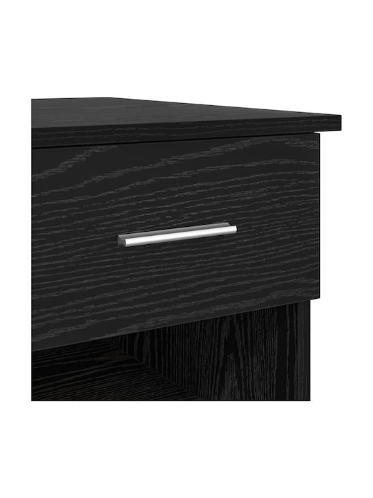 Γραφείο Ξύλινο Μαύρης Δρυς 90x49.5x75εκ.